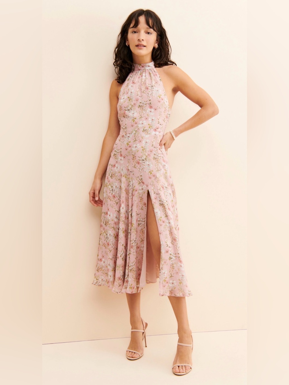 Yumi Kim Helen Floral Halter Dress